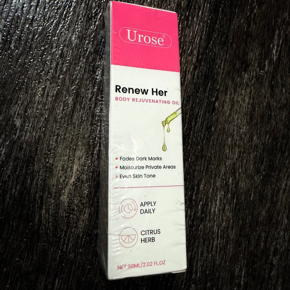 Urose Renew Her Body Rejuvenating Oil Women 60ml Citrus Herb Dark Mark Fading